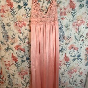 Vassarette Pink Lace Lingerie